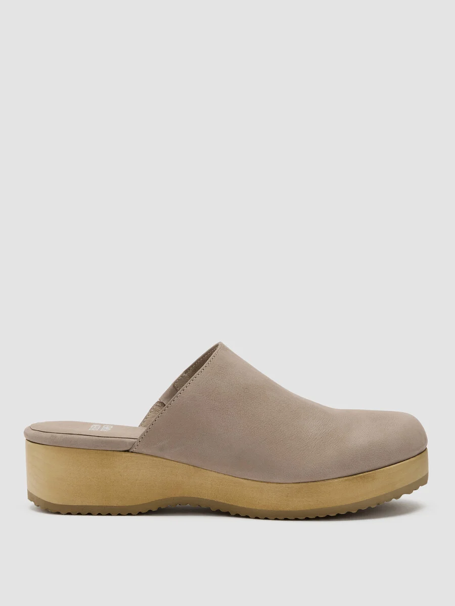 Tumbled Nubuck Clog - 1