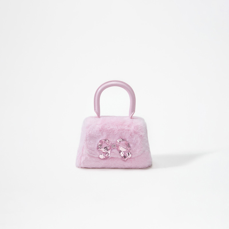 Pink Fluffy Bow Micro Bag 1