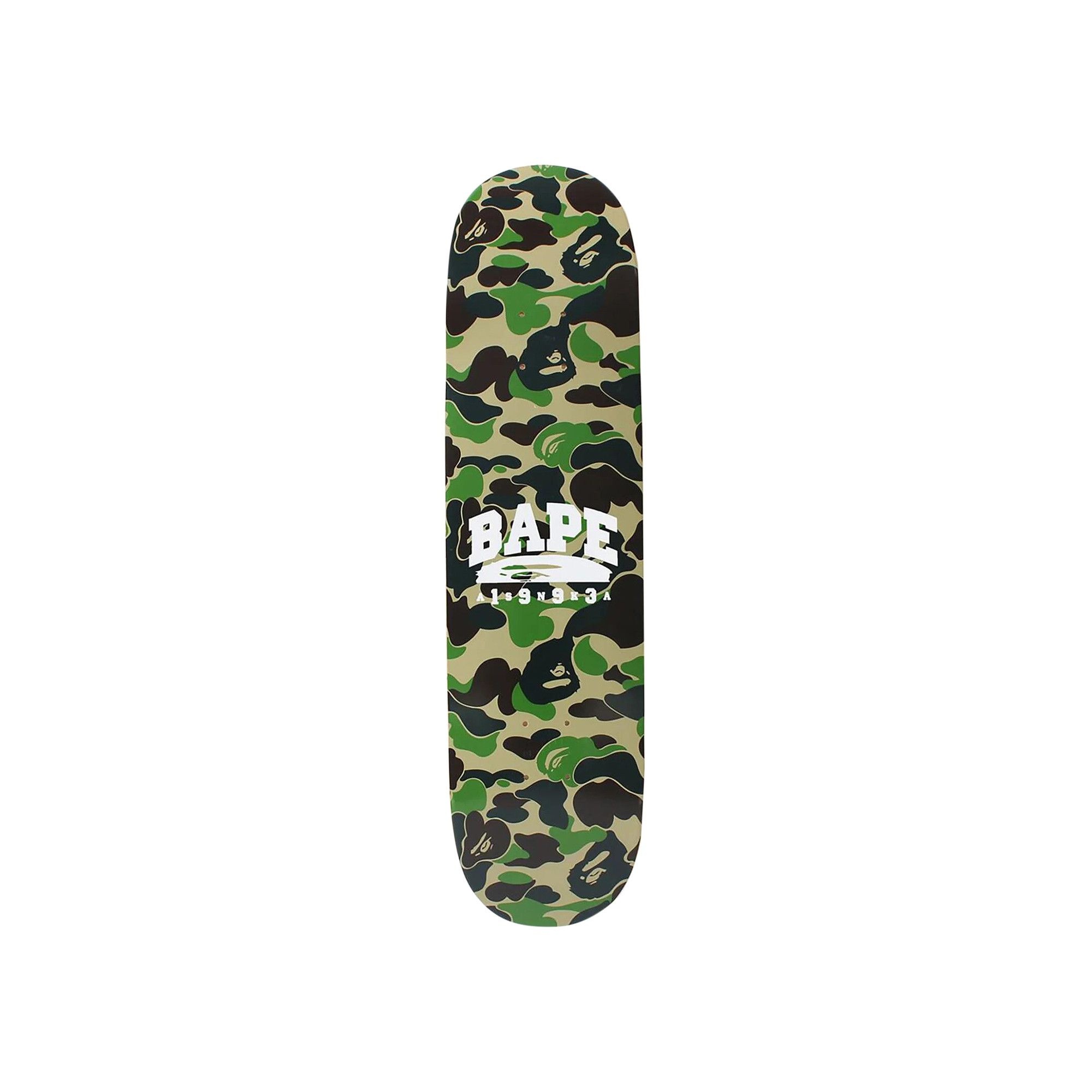 BAPE ABC Camo Skateboard 'Green' - 1