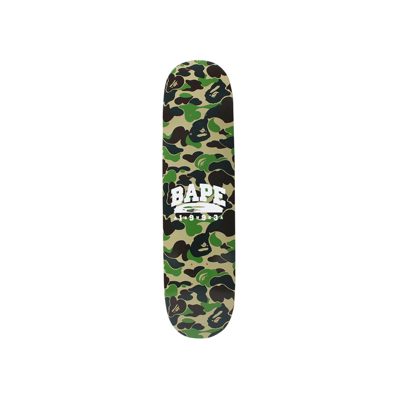 BAPE ABC Camo Skateboard 'Green' - 1