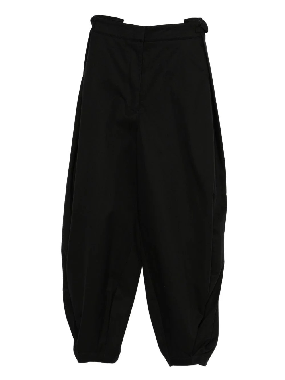 Loewe Women Cotton And Silk Draped Trousers - 1