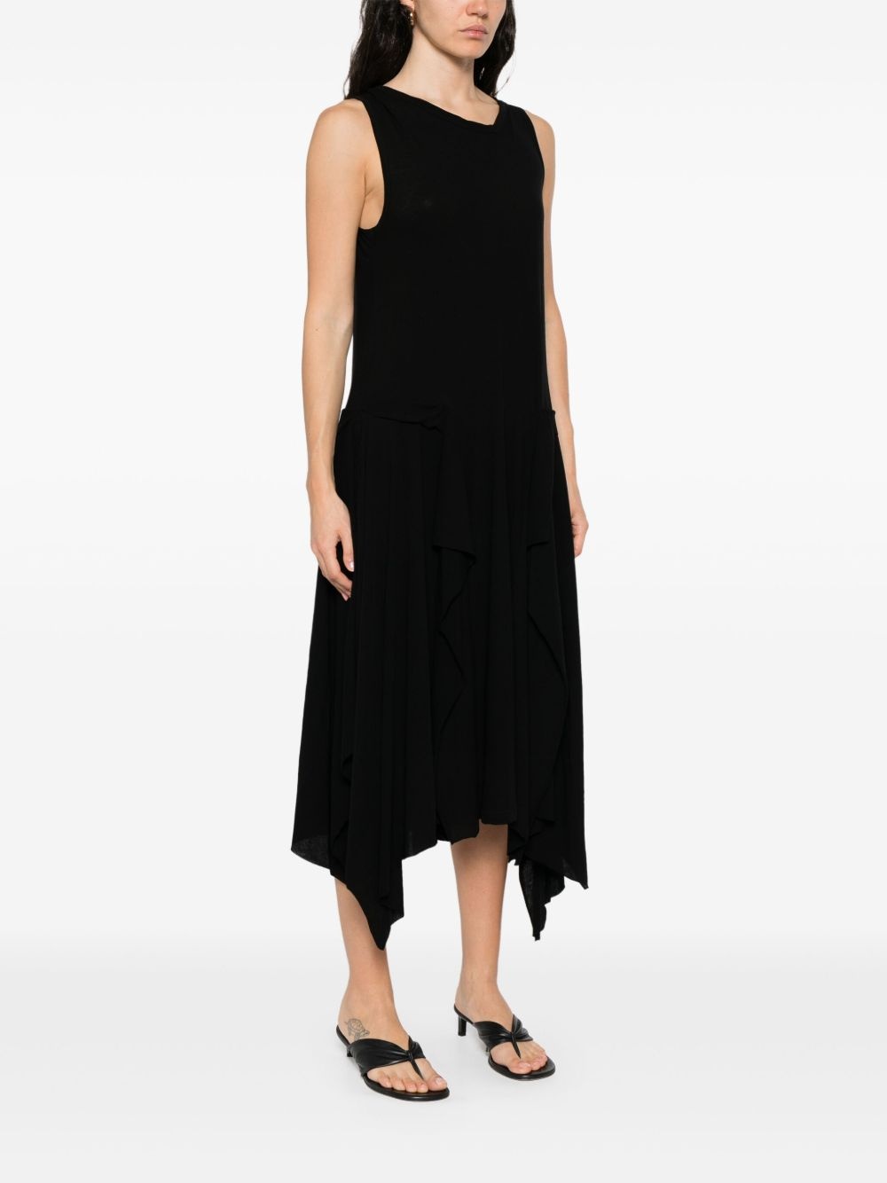 asymmetric midi dress - 3