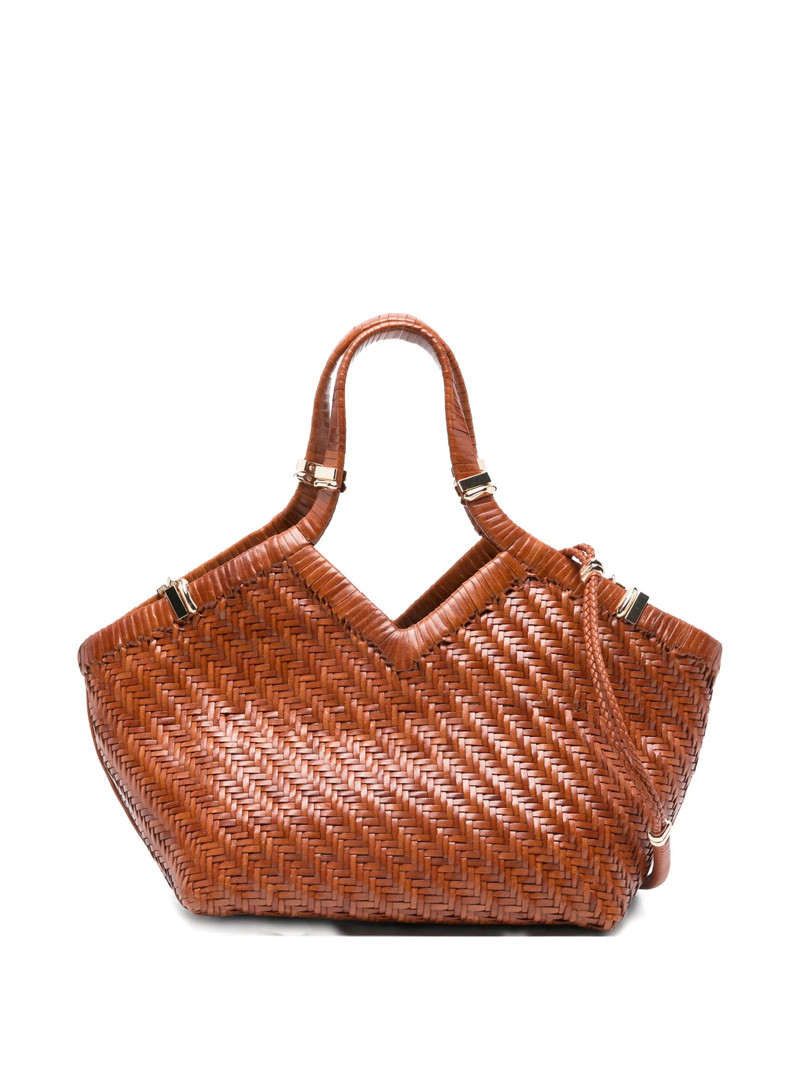 Benedetta Bruzziches Woven Leather Tote Bag 1