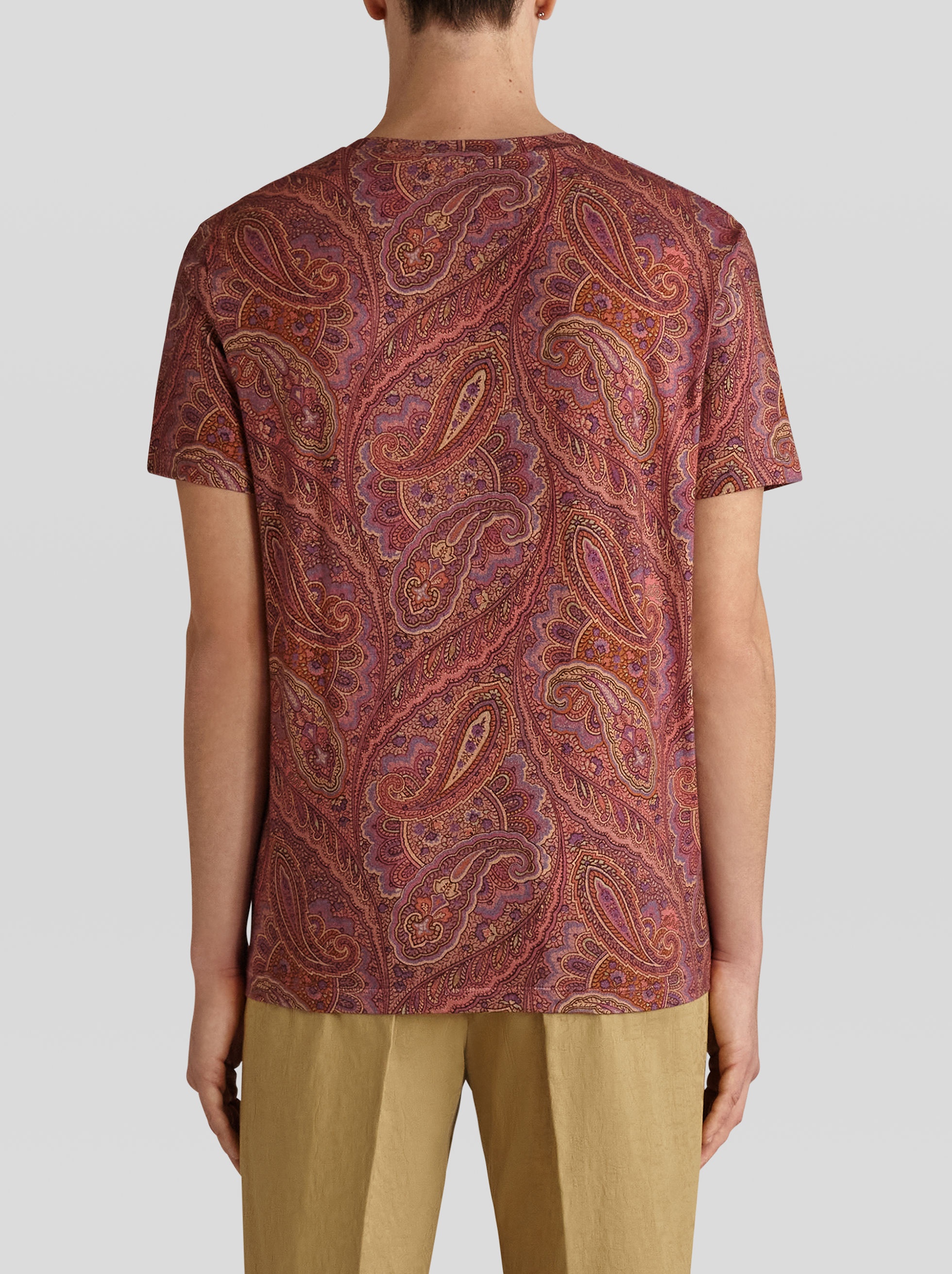 PAISLEY COTTON T-SHIRT - 4