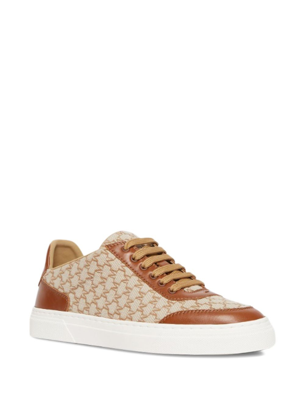 monogram panel sneakers - 2