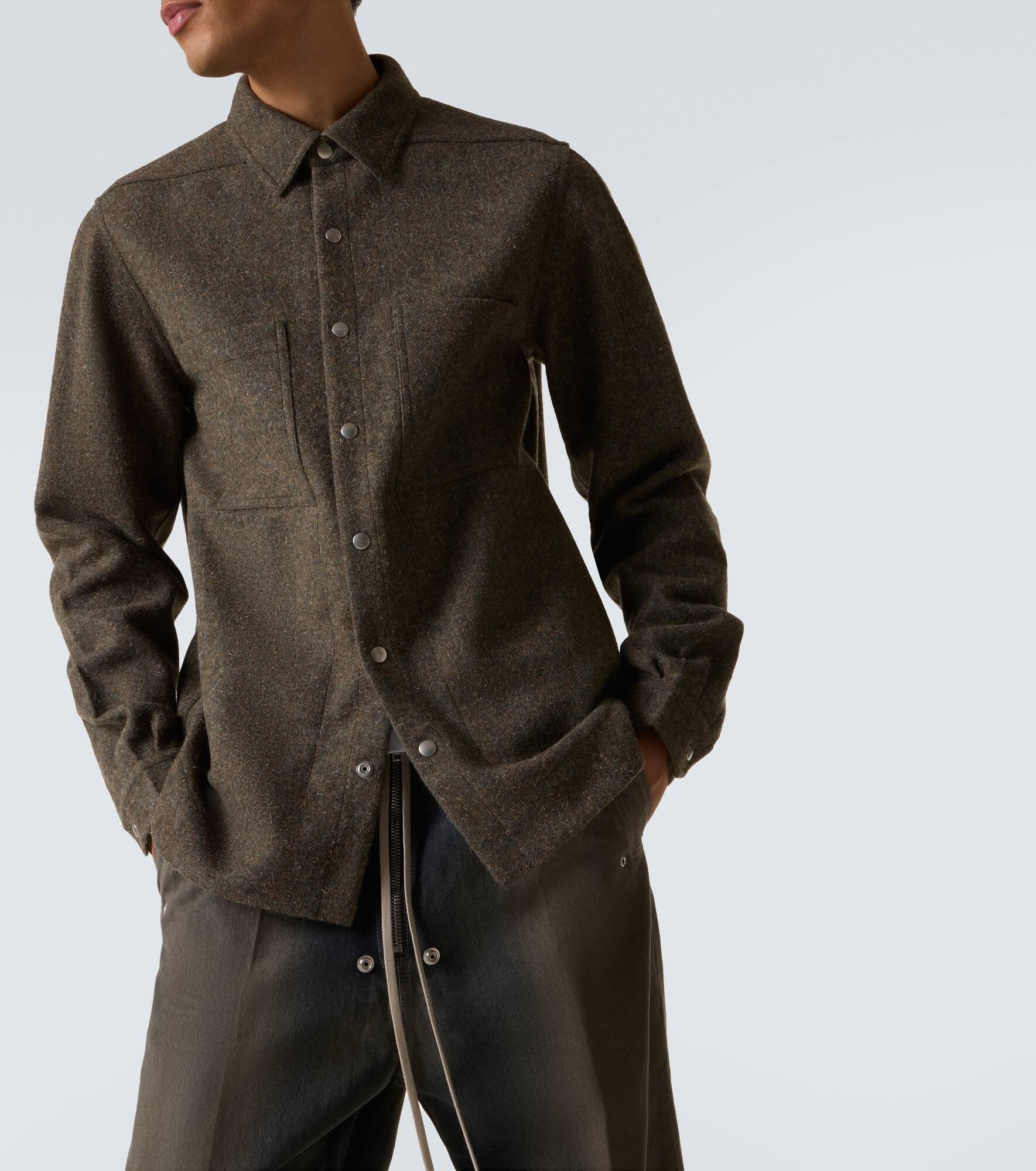 Wool overshirt - 5