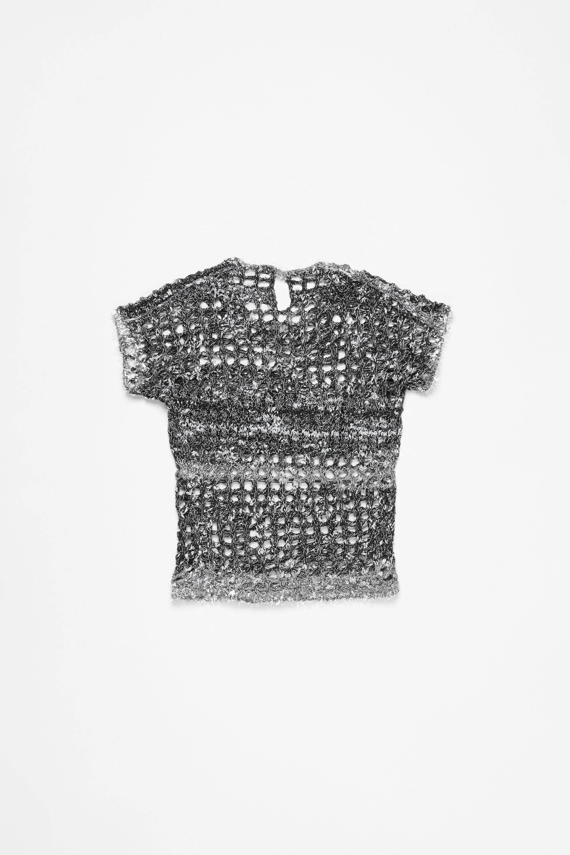 Crochet t-shirt - Black - 7