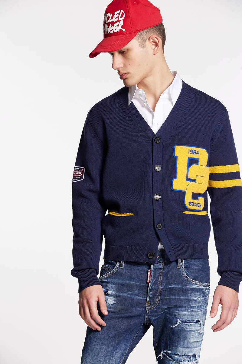 COLLEGE SHETLAND CARDIGAN KNIT - 1