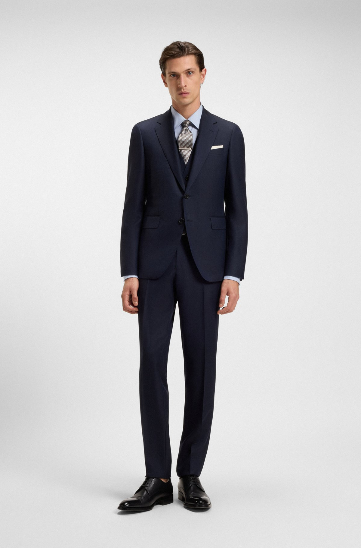SLIM-FIT SHIRT IN AN ITALIAN COTTON BLEND - 4