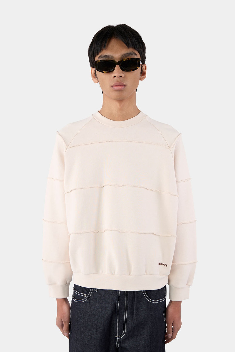 PANEL SWEATSHIRT / cream 3