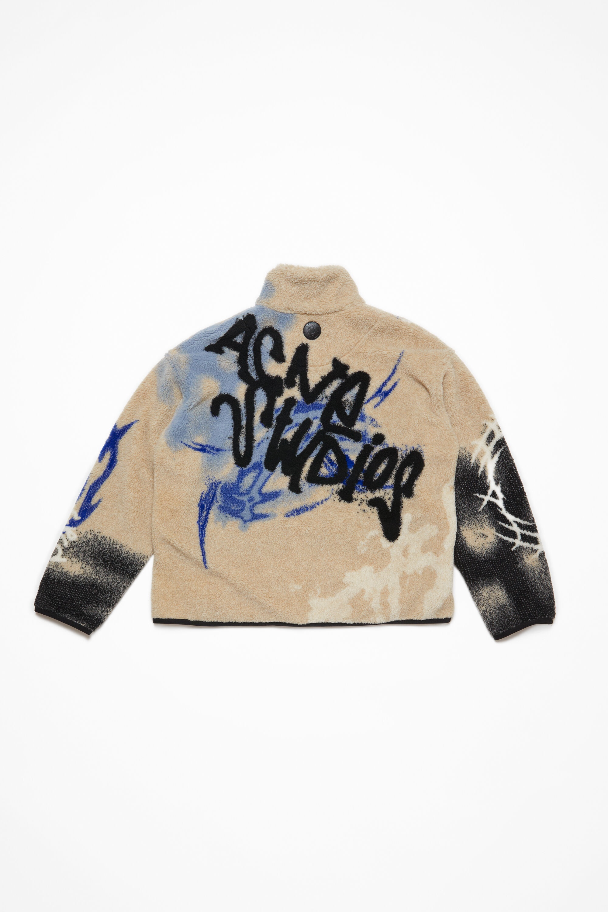 Teddy jacquard jacket - Beige - 9