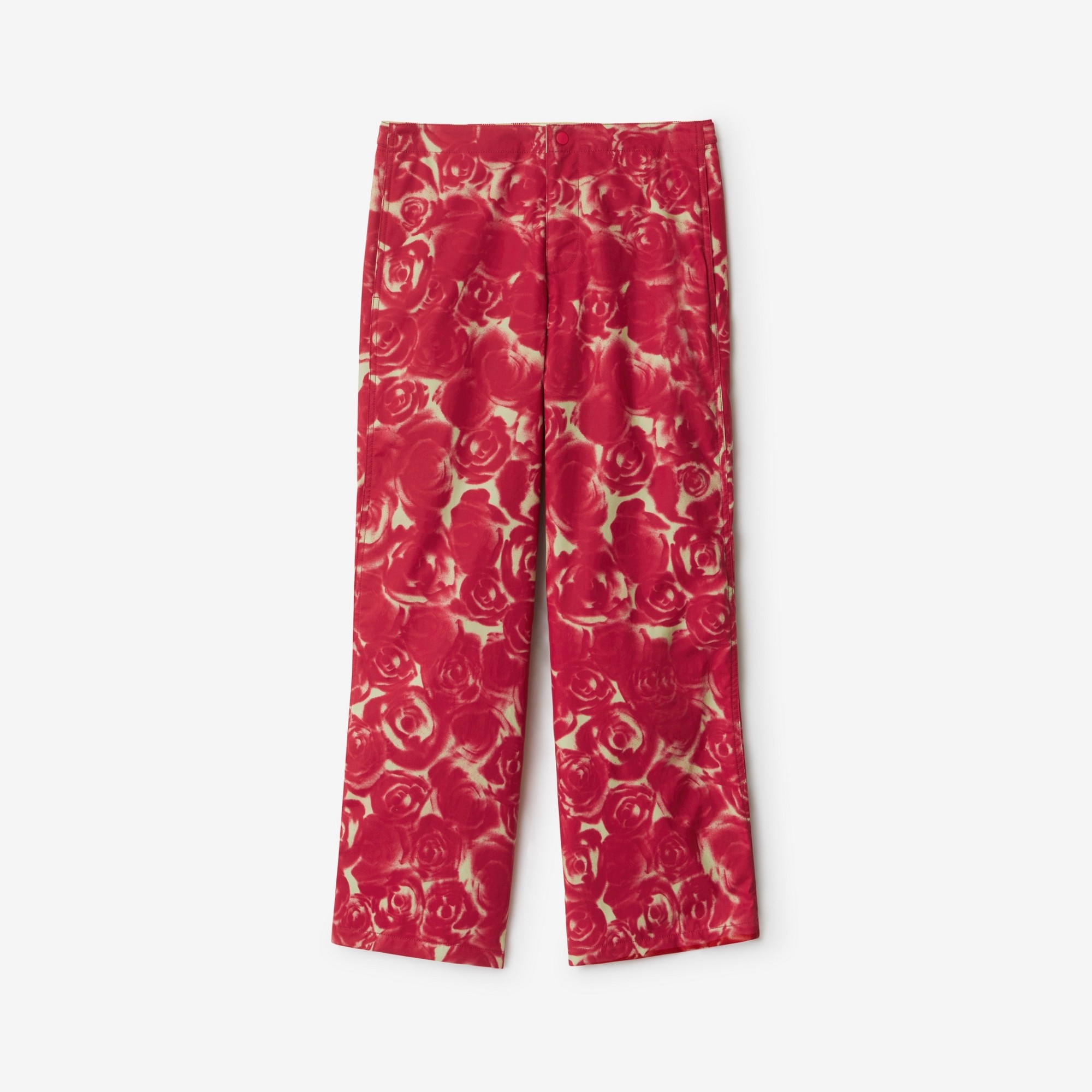Rose Waxed Cotton Trousers - 1