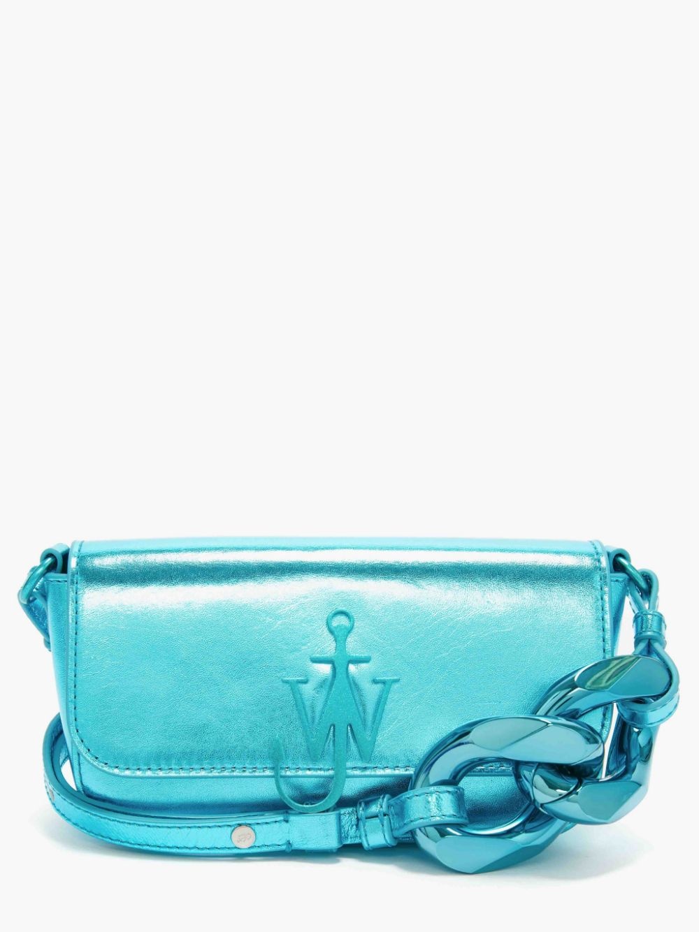 ANCHOR CHAIN BAGUETTE - LEATHER SHOULDER BAG - 2