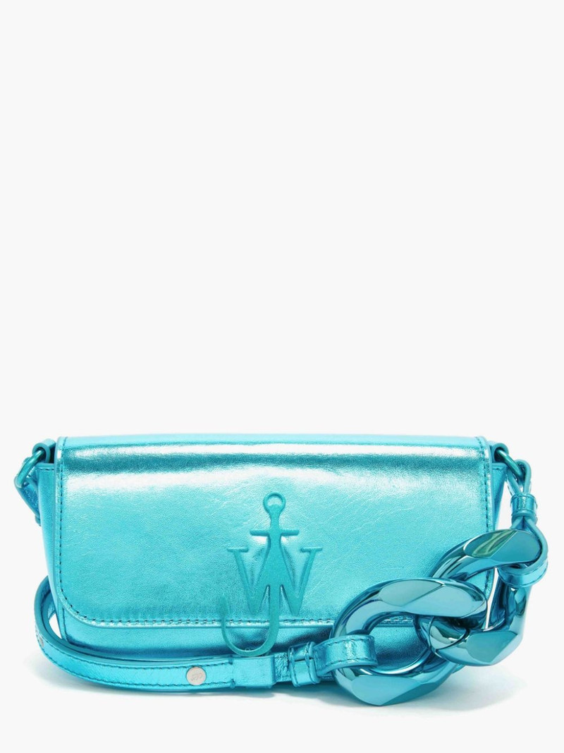 JW Anderson ANCHOR CHAIN BAGUETTE - LEATHER SHOULDER BAG outlook