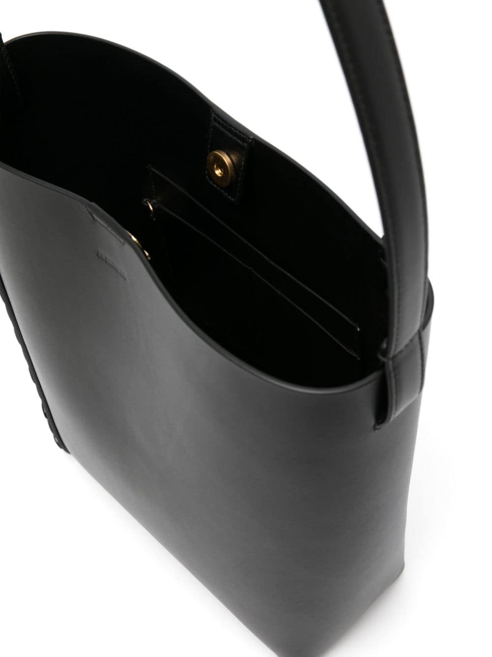 medium leather tote bag - 5