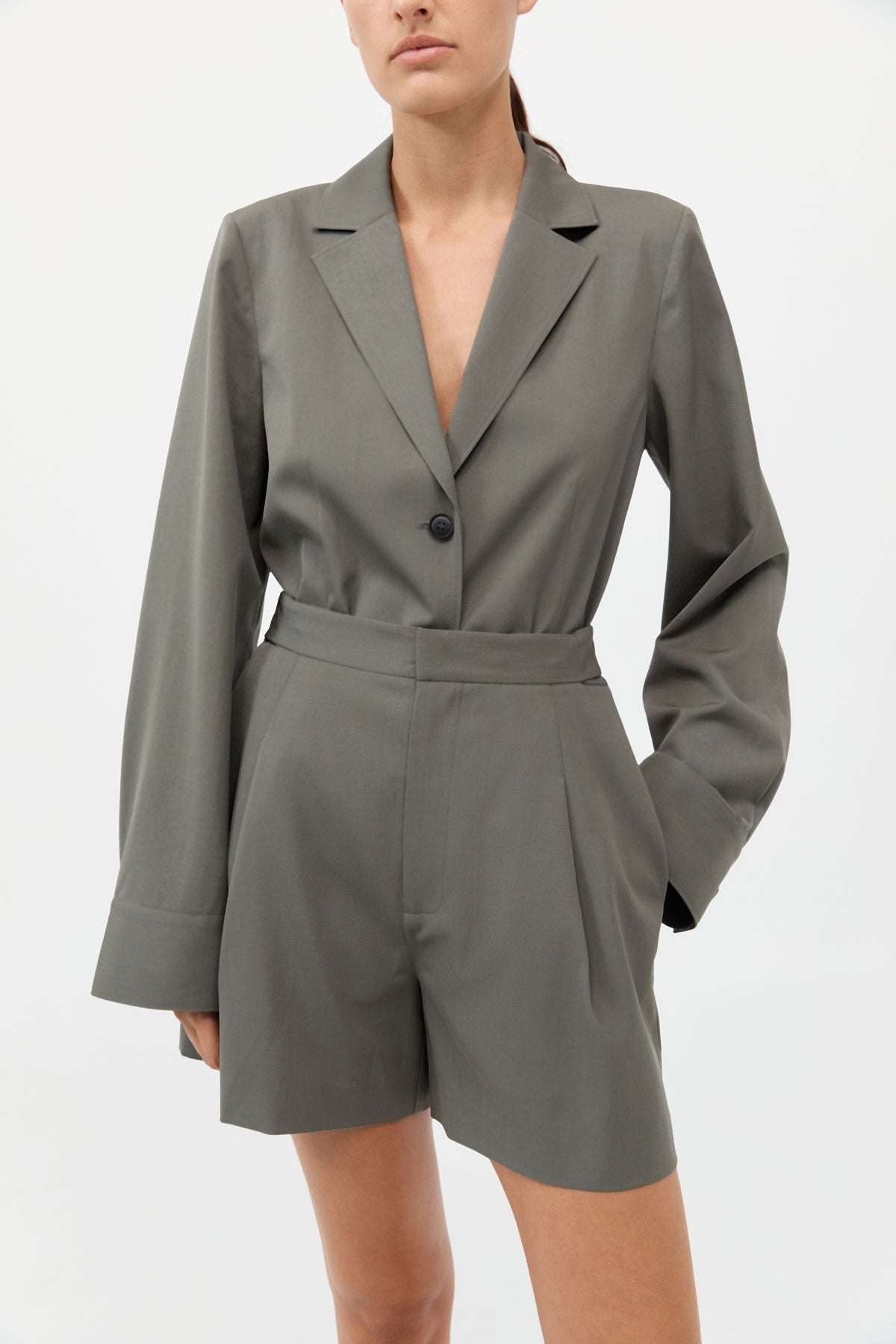Shirt Jacket - Smokey Olive - 6