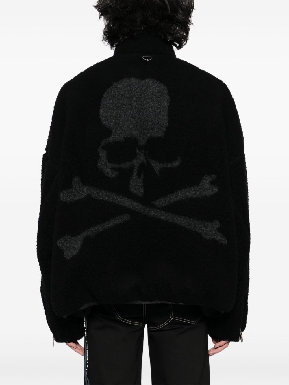 logo-patch jacket - 4