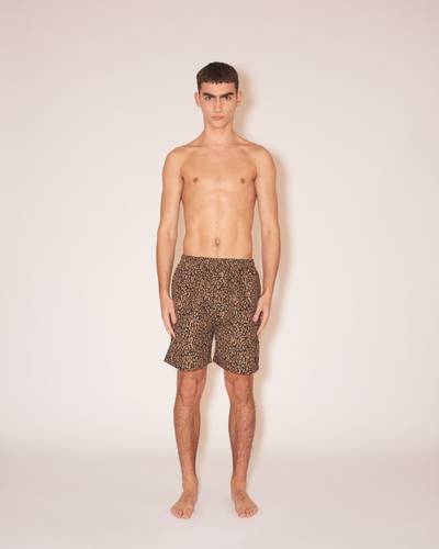 Nanushka KENAN - Recycled polyester shorts - Brown ocelot outlook