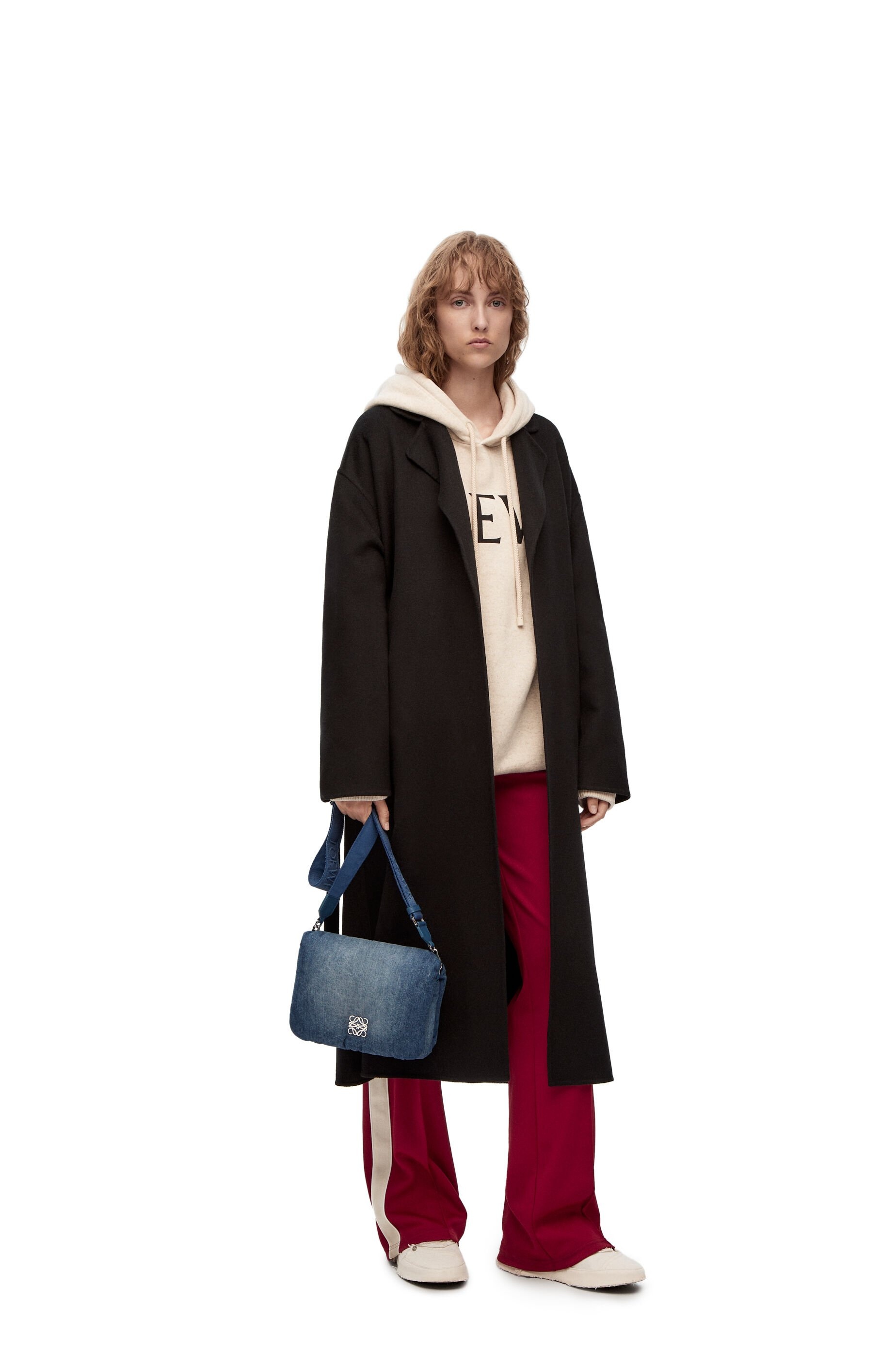 Belted coat in wool and cashmere - 2