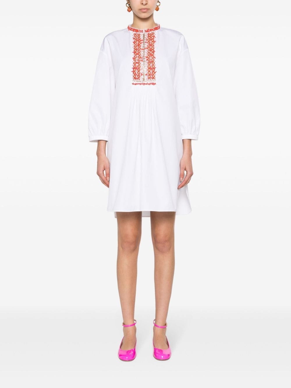 bead-embellished minidress - 2