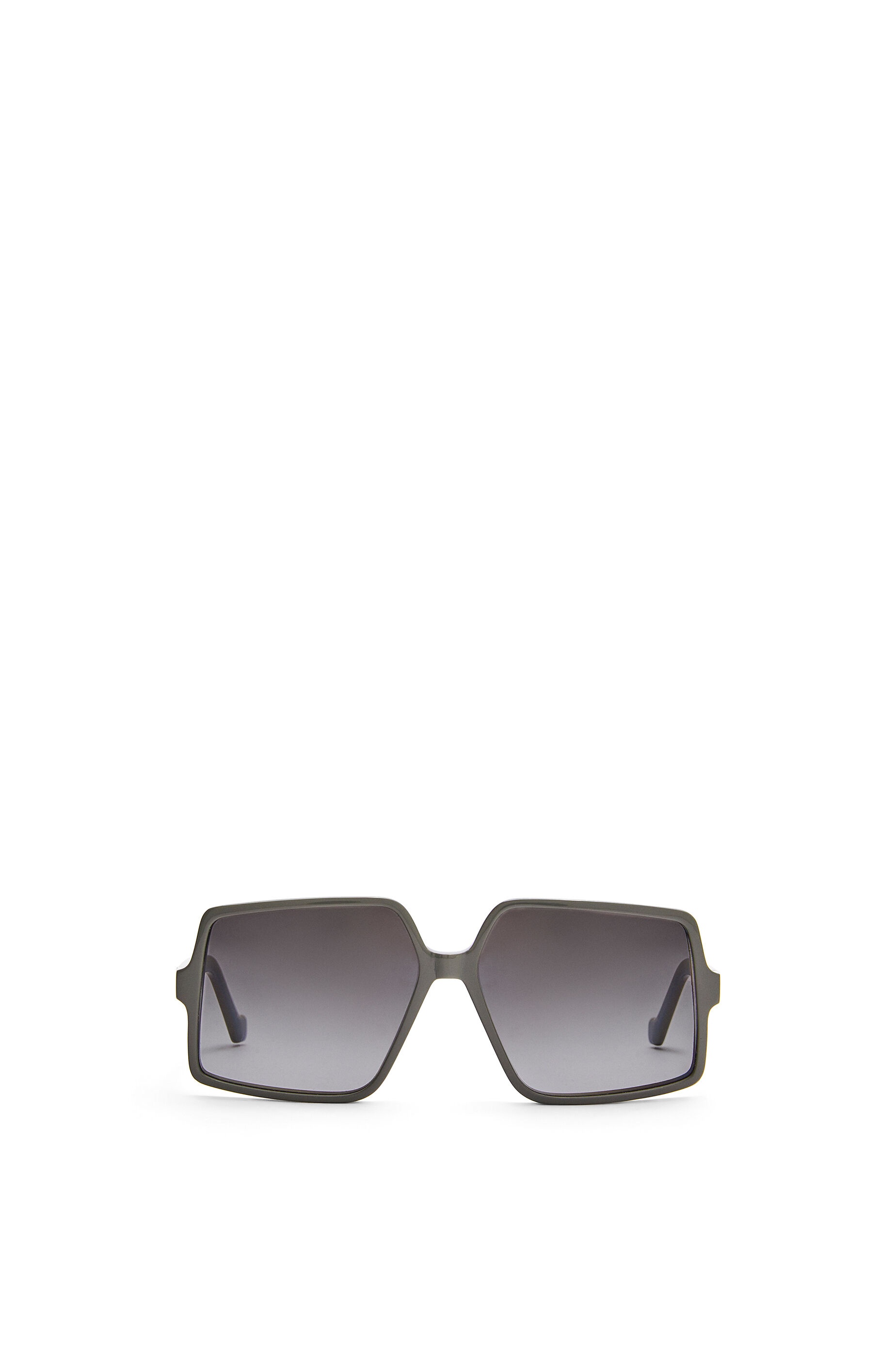 Thin acetate pentagon sunglasses - 1