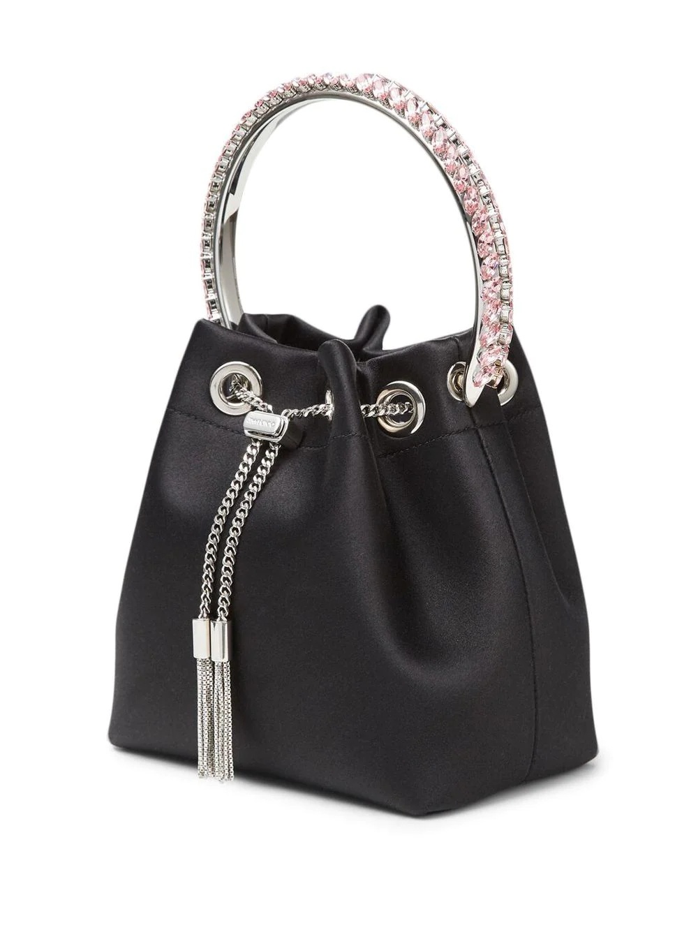Bon Bon crystal-embellished satin bag - 3