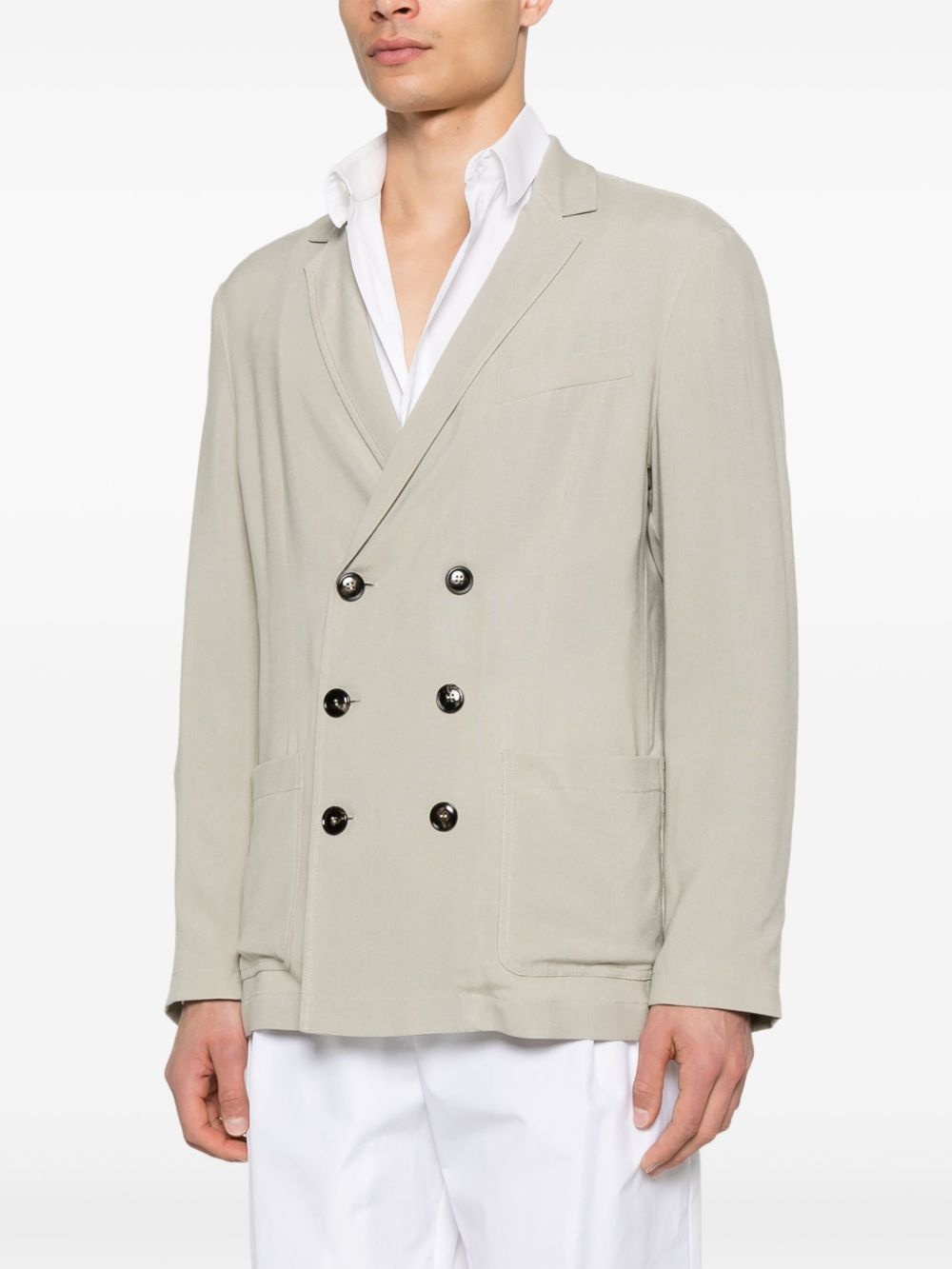 double-breasted blazer - 3