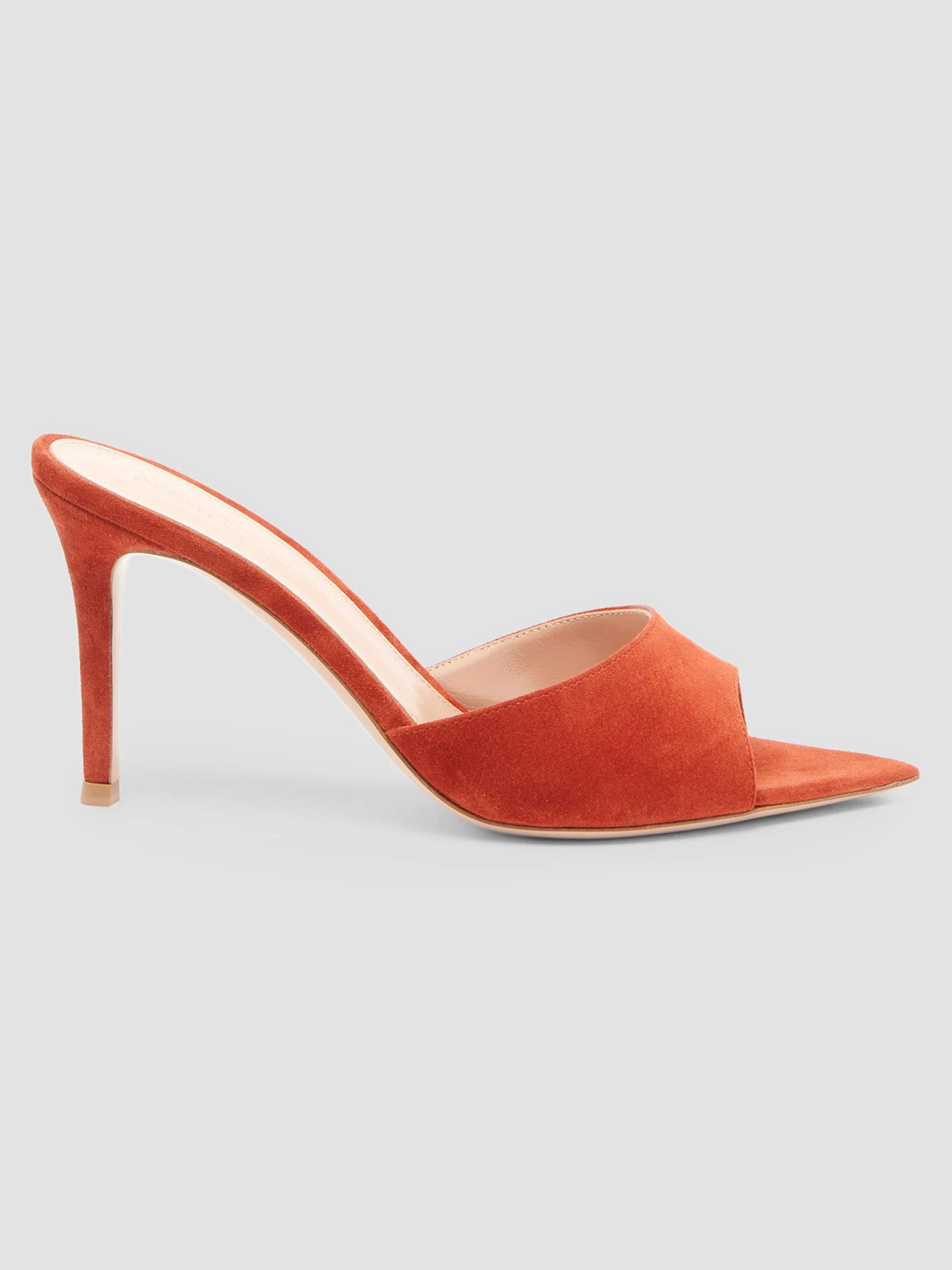Women's Elle 85MM Suede Mules - Canyon - 1