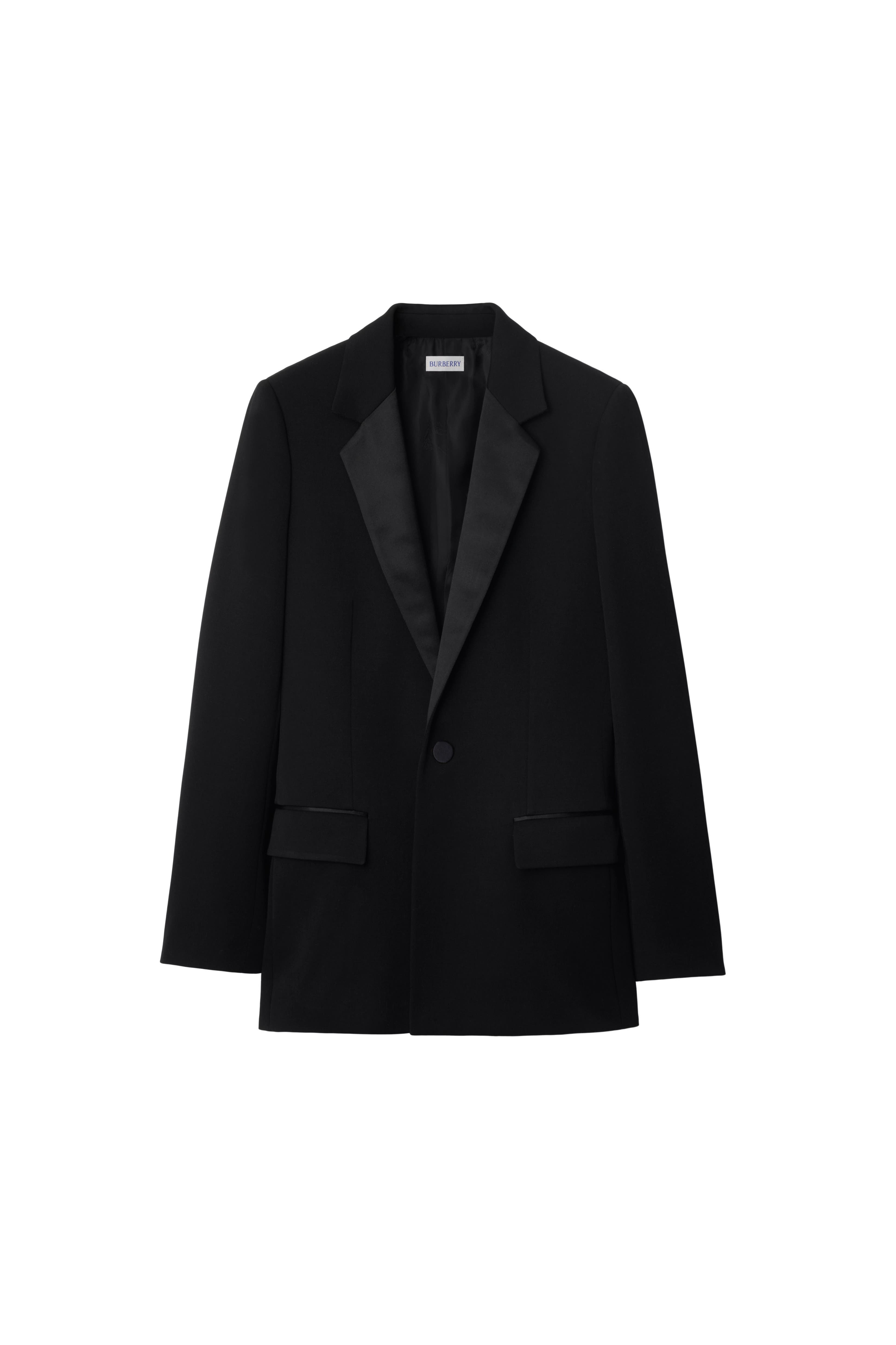 burberry Wool Tuxedo Jacket in Black at Nordstrom - 2