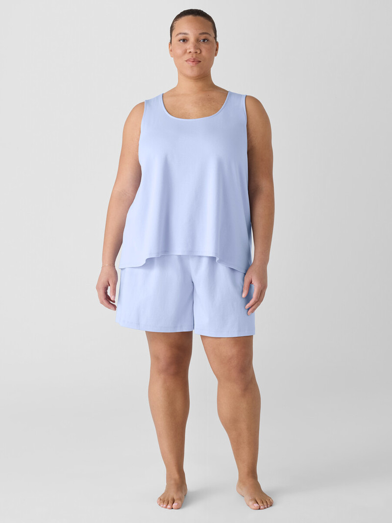 Organic Cotton Interlock U-Neck Sleep Tank 6