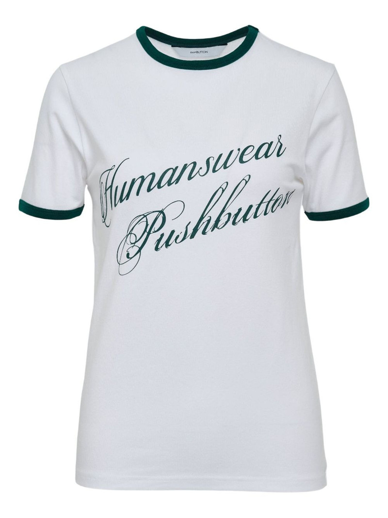 logo-print T-shirt 1