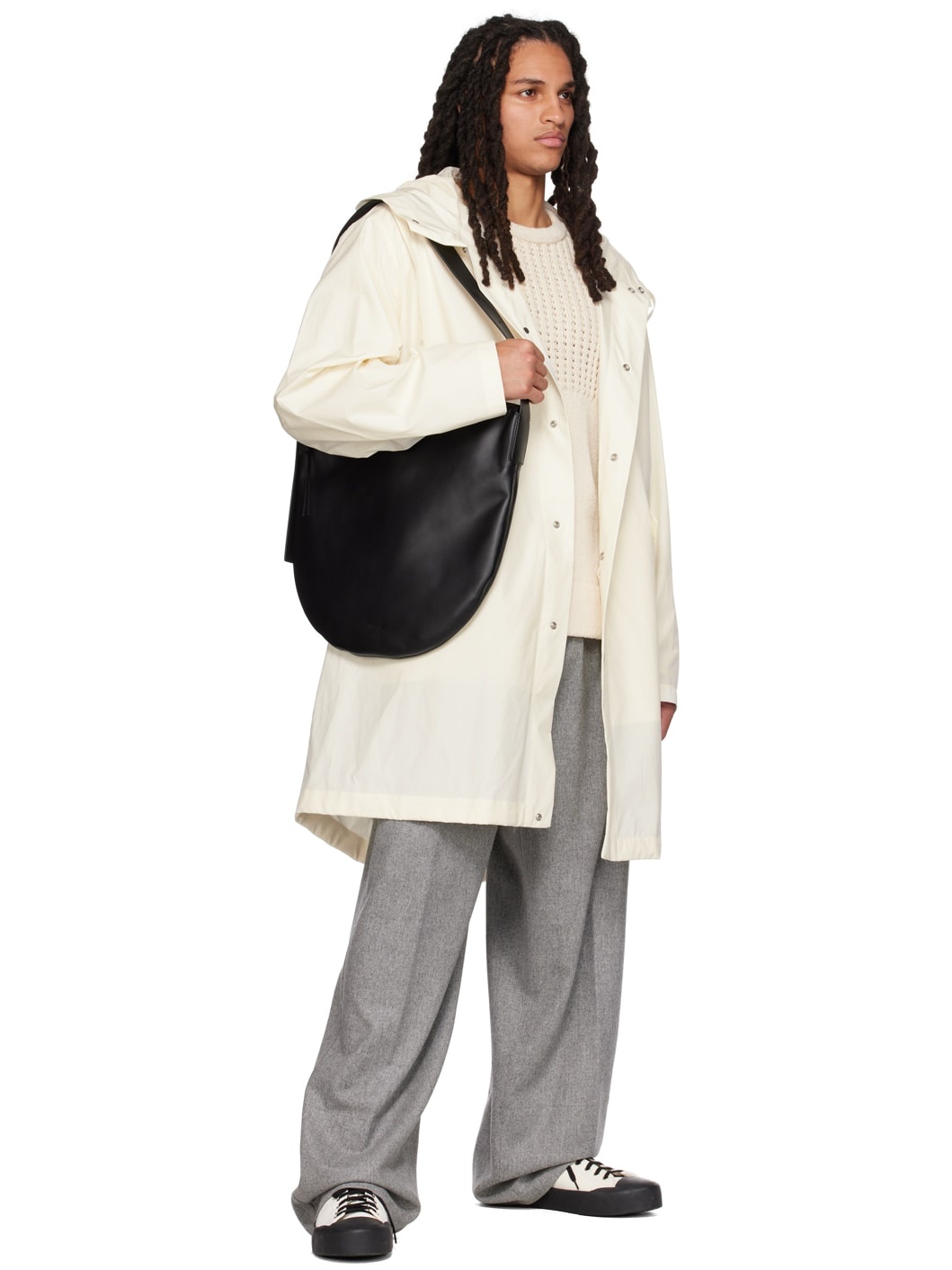 White Hooded Coat - 4