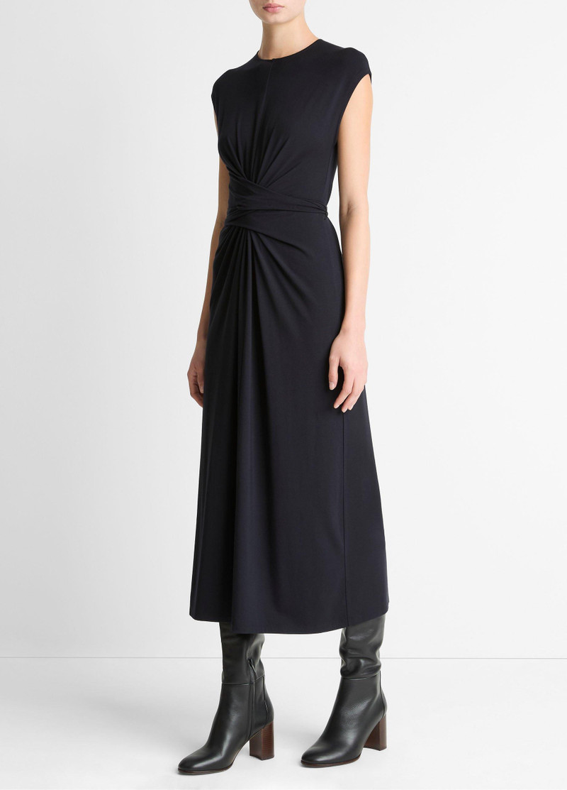Jersey Wrap Midi Dress 2