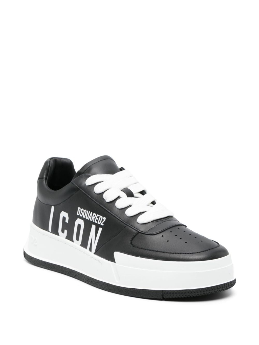Icon-motif low-top sneakers - 2