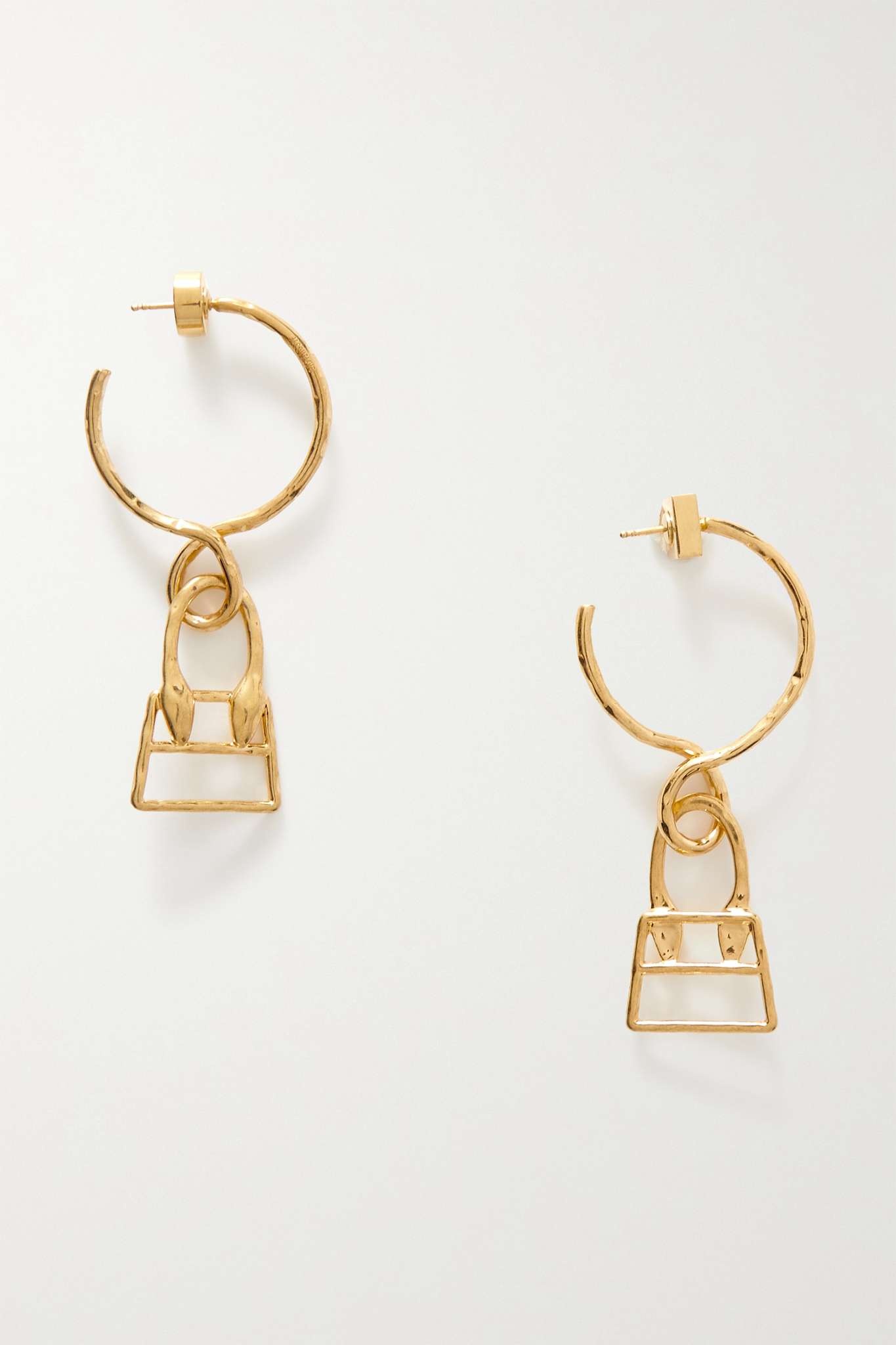 Le Chiquita gold-tone hoop earrings - 1