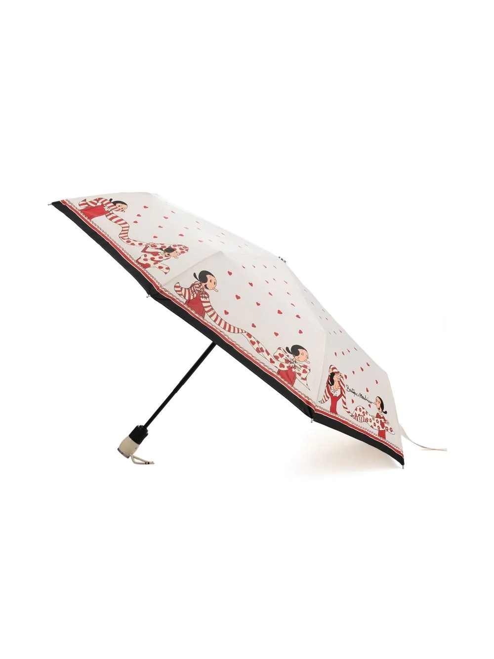 heart-logo print umbrella - 2