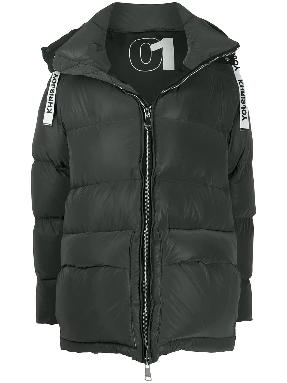 padded down jacket - 1