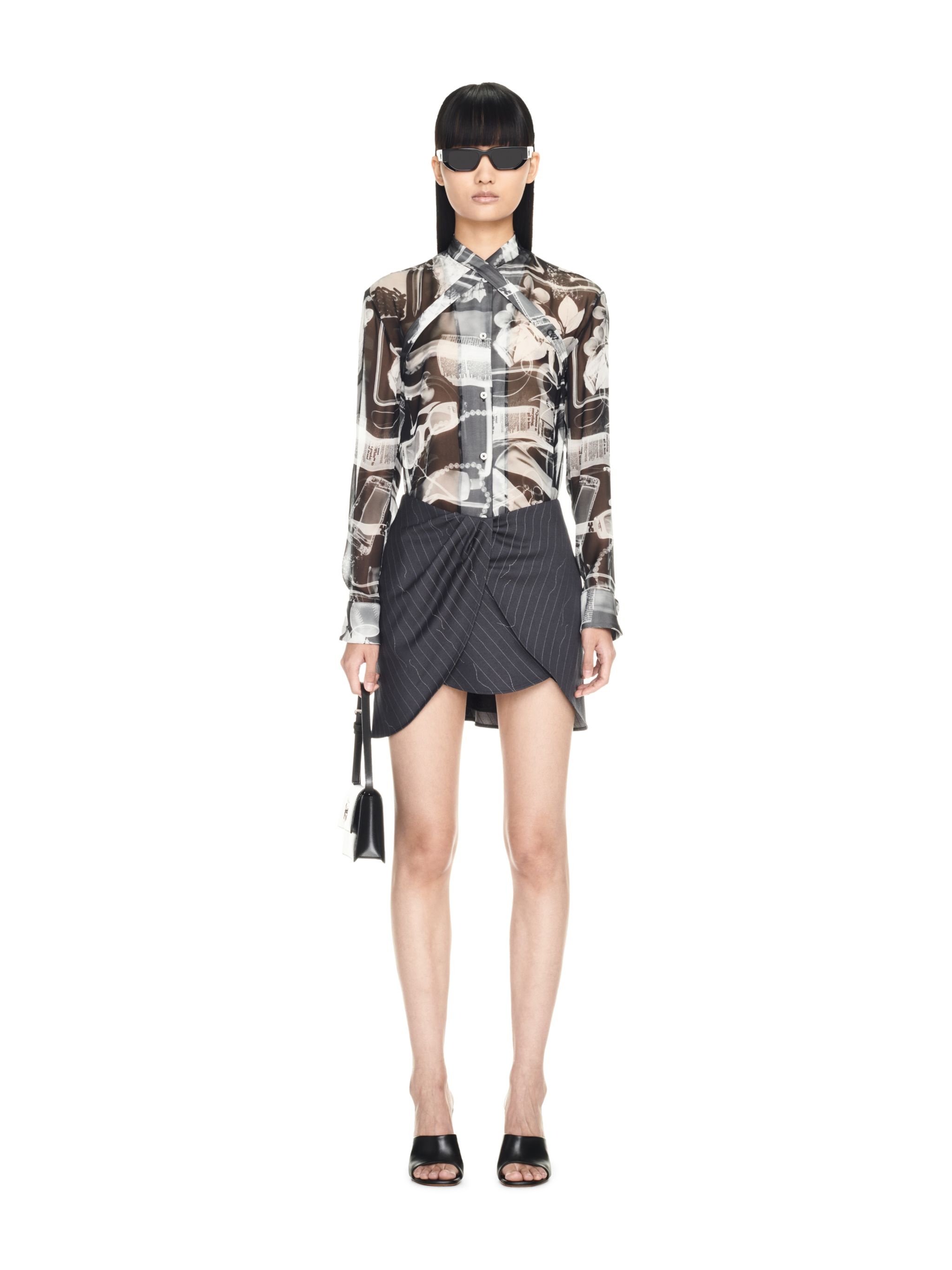 Xray Cross-collar Shirt - 2