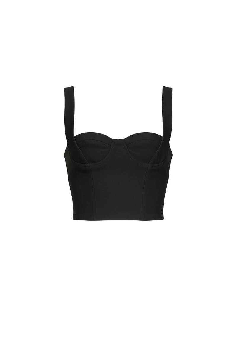 Tailored structured strap top 1
