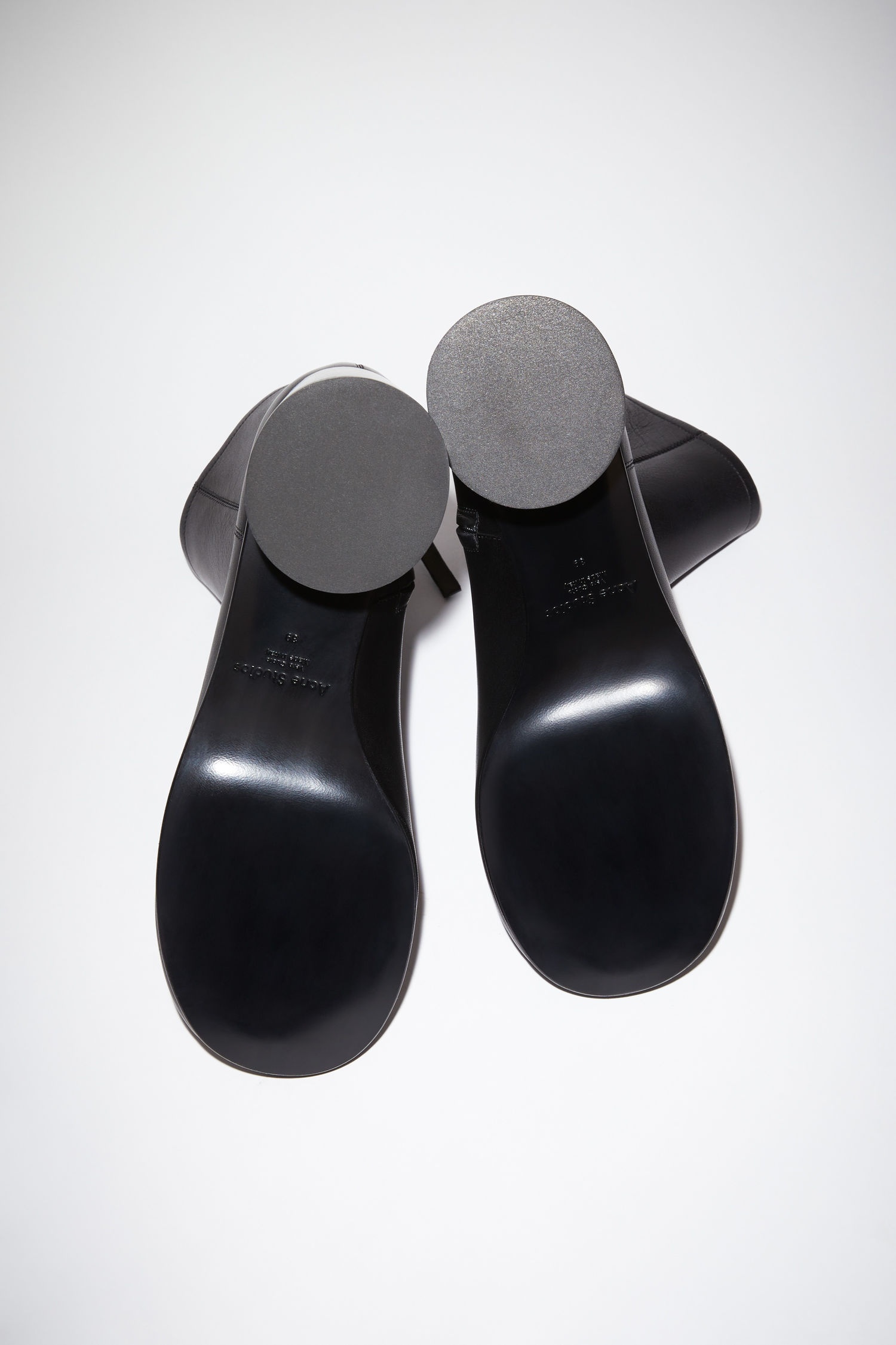 Leather ankle boots - Black - 3