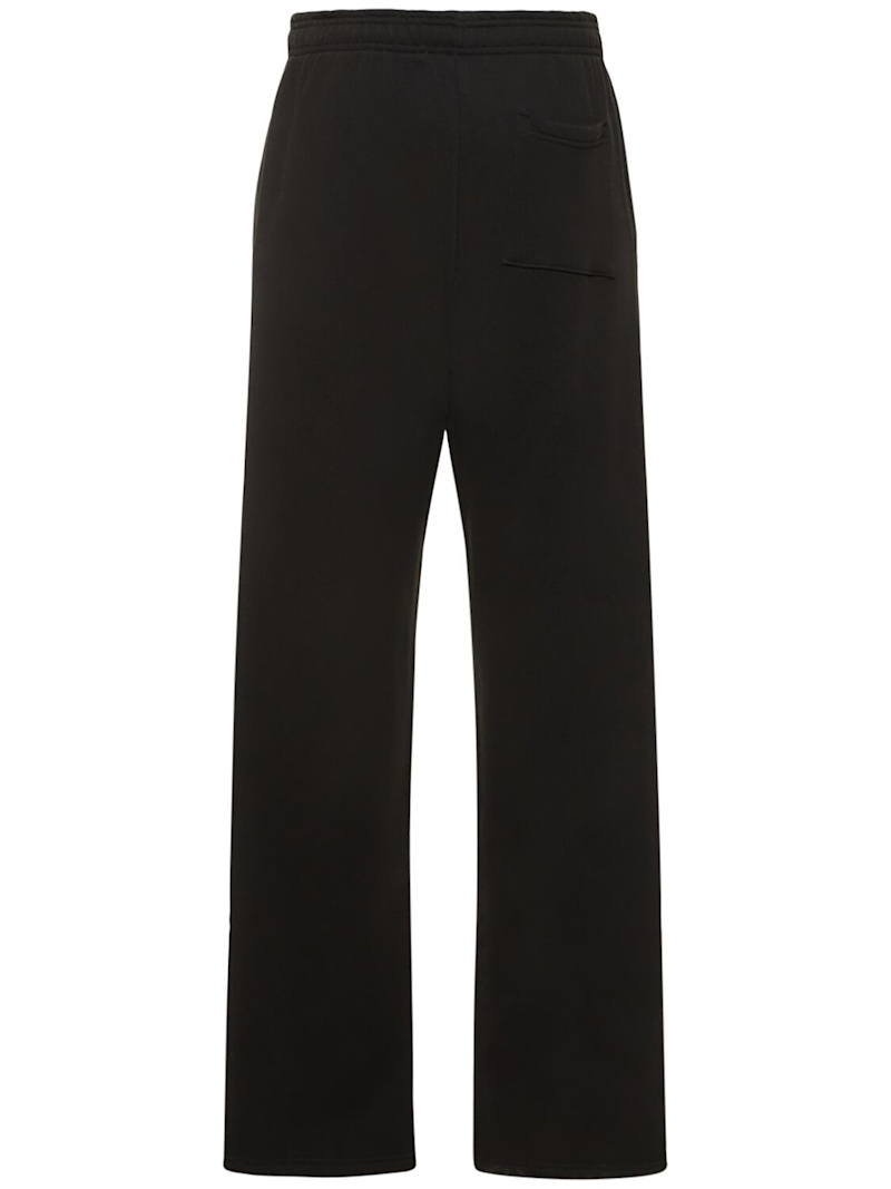Straight-leg cotton sweatpants - 5