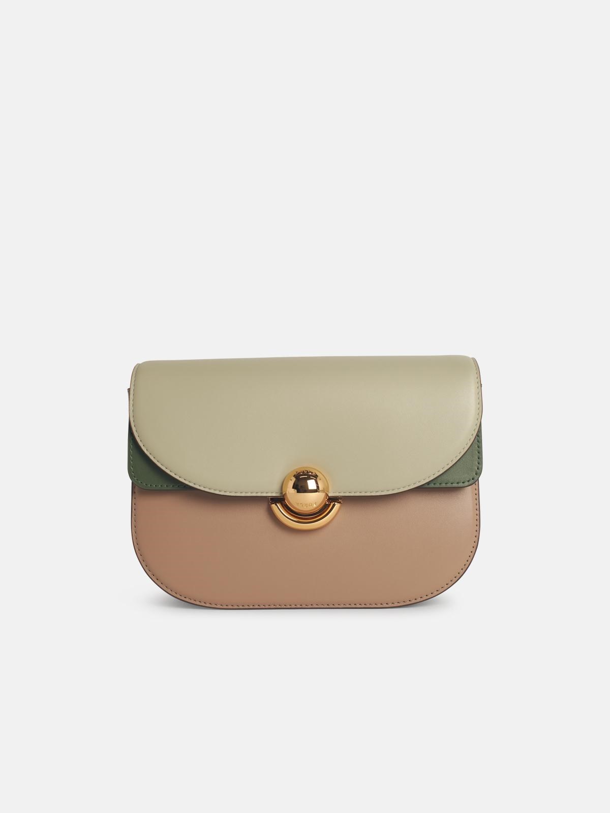 'SFERA' SMALL CROSSBODY BAG IN MULTICOLORED LEATHER - 1