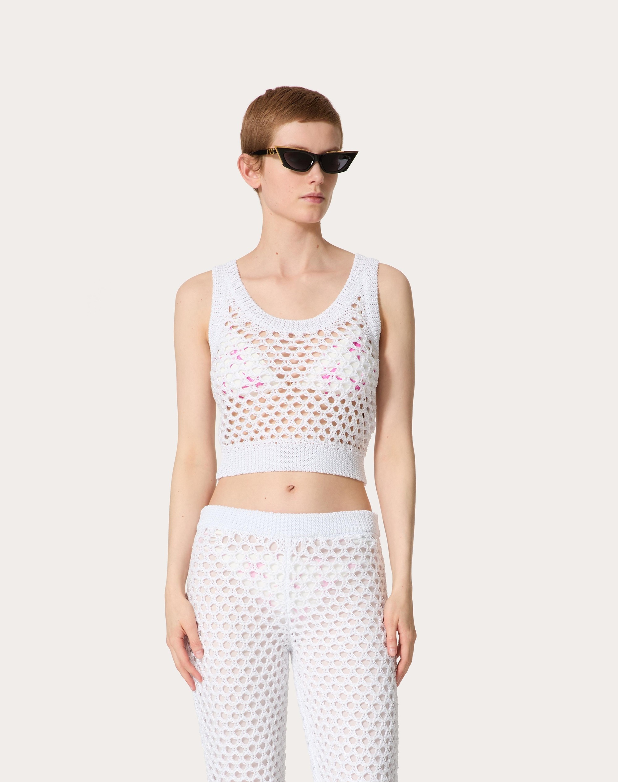 VISCOSE, LUREX AND SEQUIN TOP - 3
