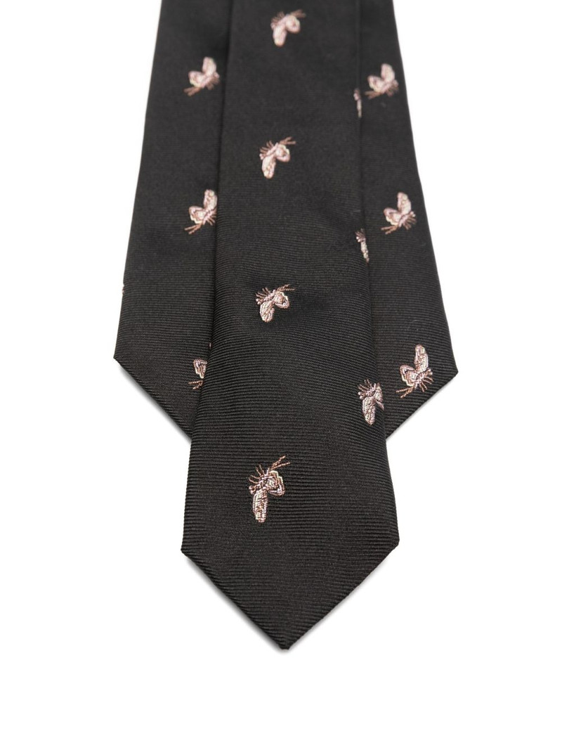 Paul Smith insect-pattern silk tie outlook