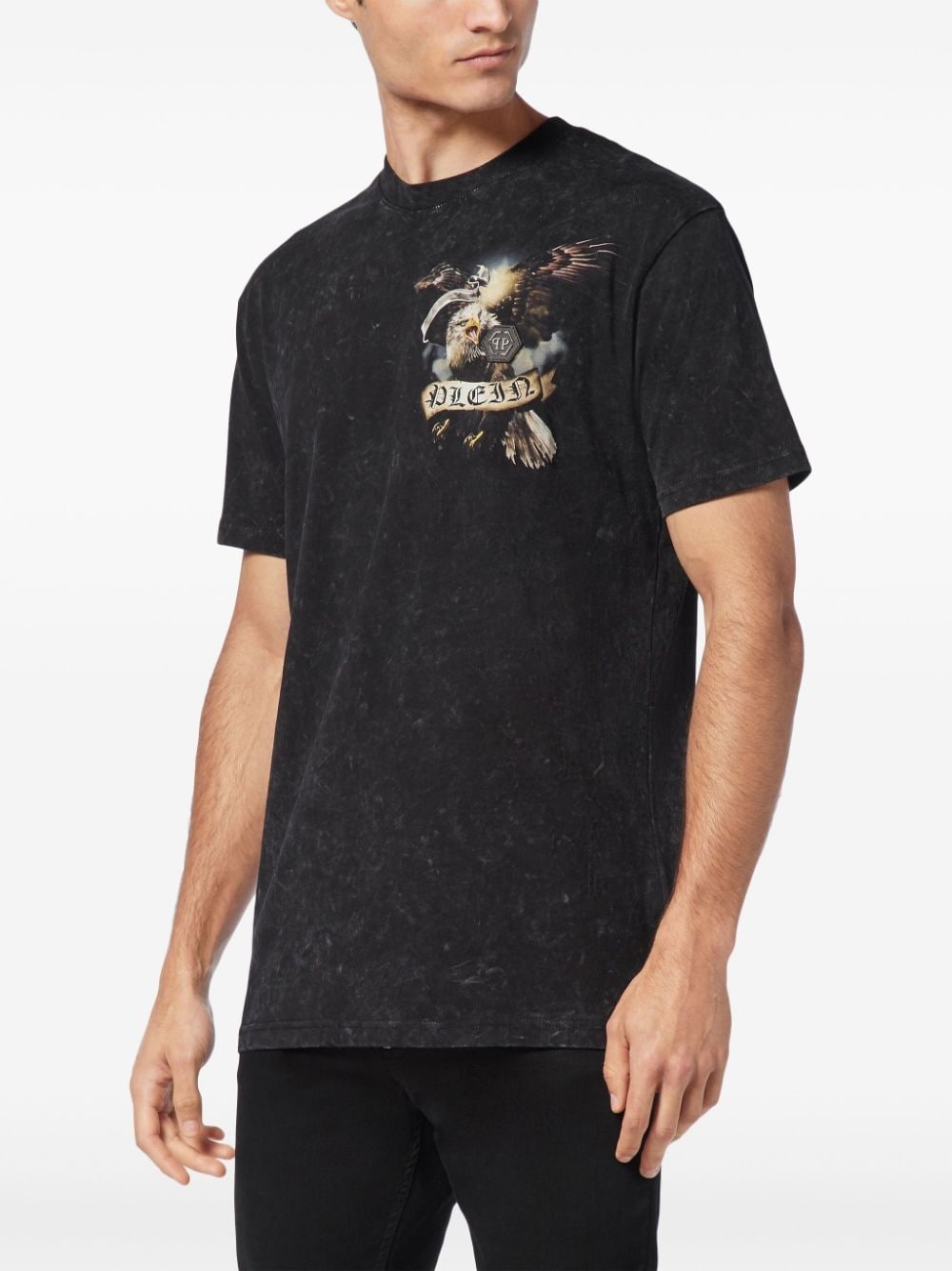 logo-print cotton t-shirt - 3