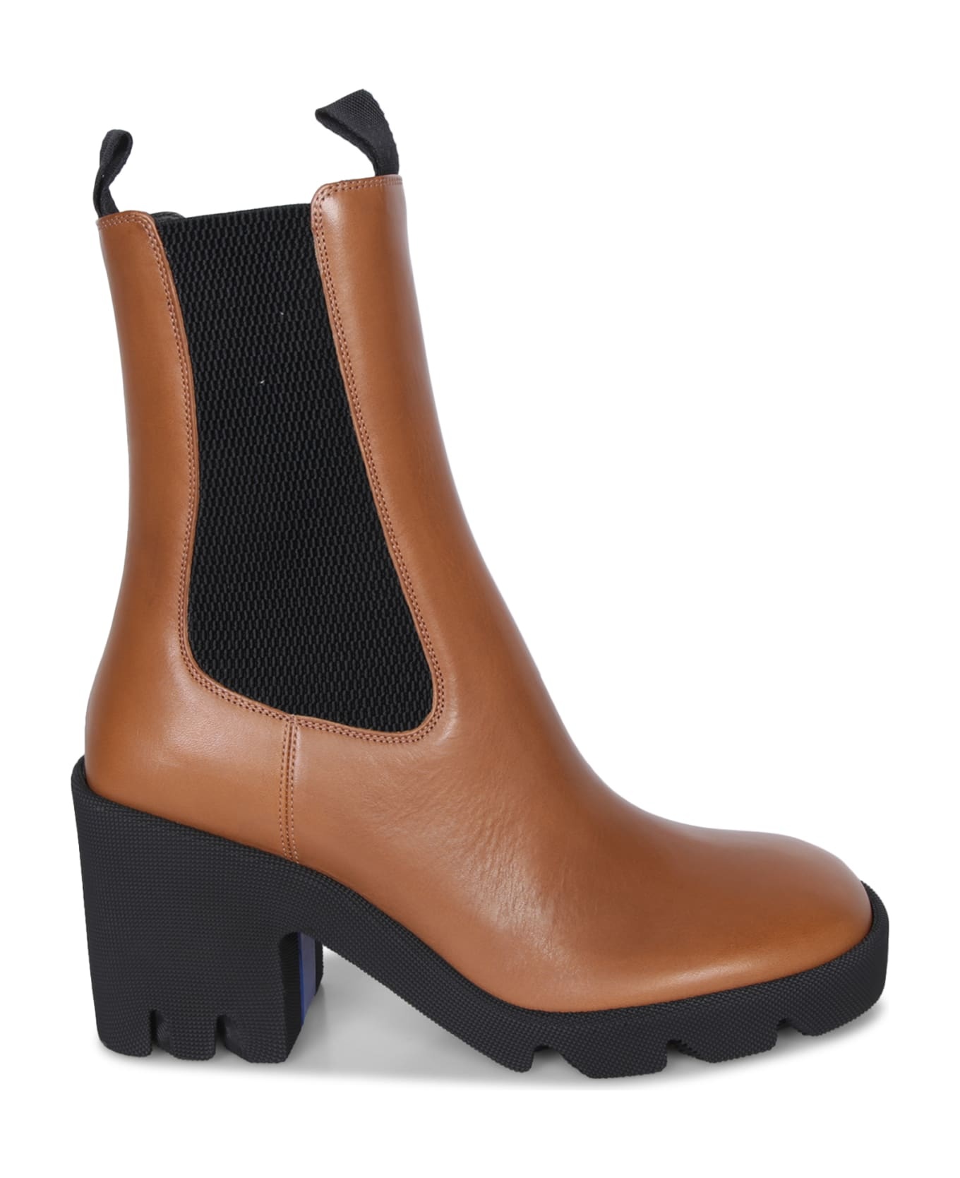 Brown Leather Chelsea Boots - 1