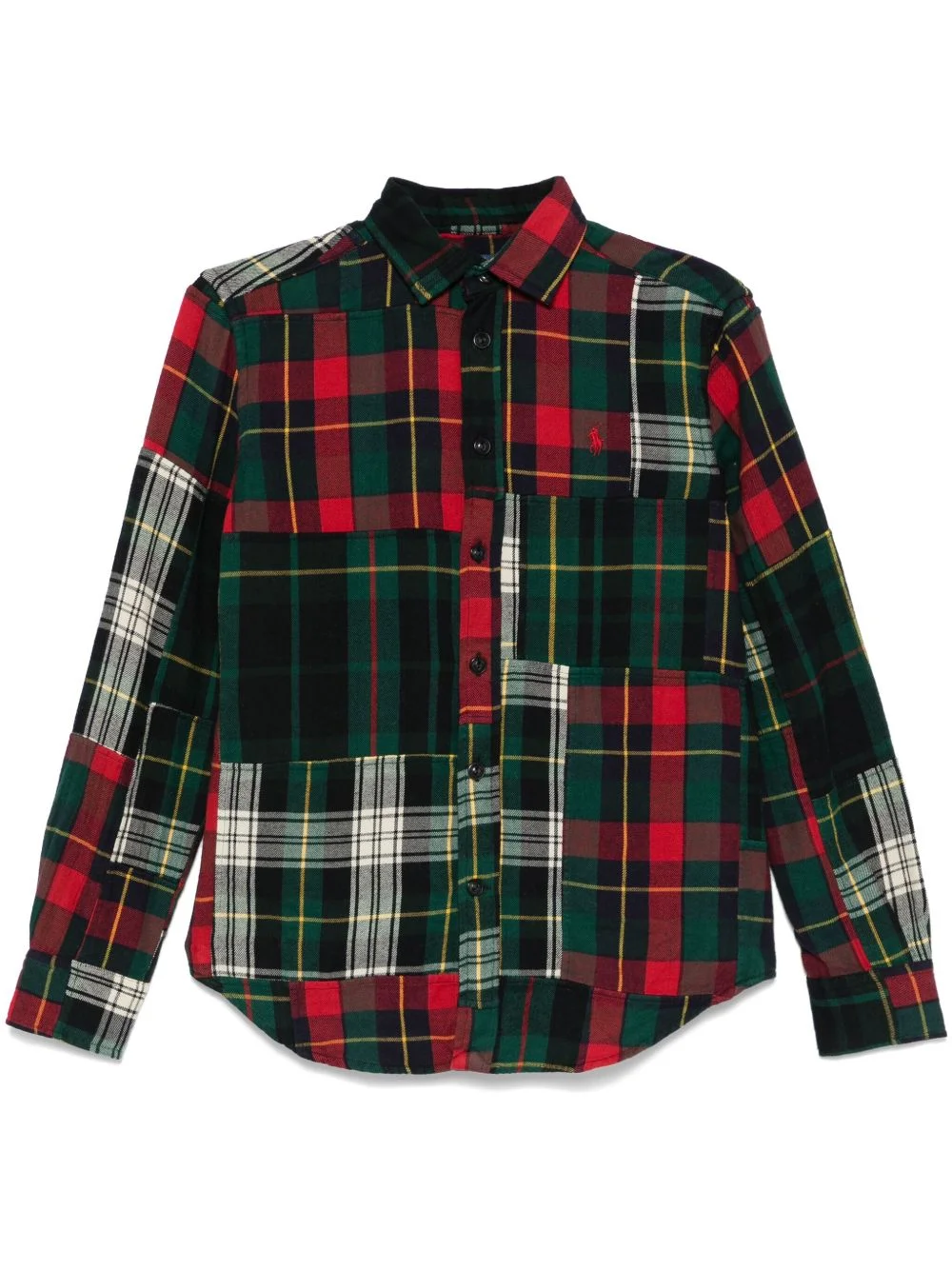 check-pattern shirt - 1