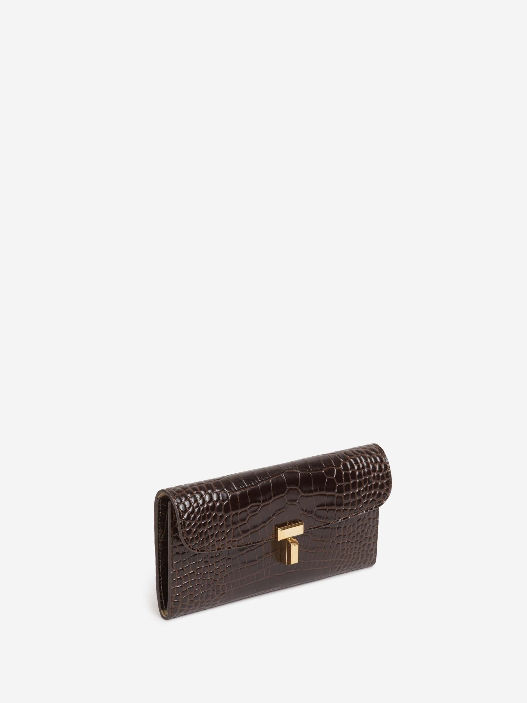 T-LOCK CROCODILE WALLET - 2
