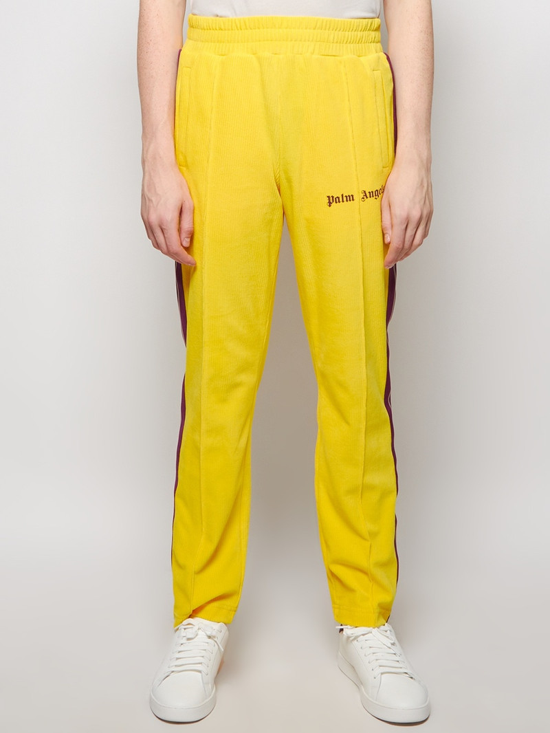 Corduroy Fleece Track Pant Yellow 3