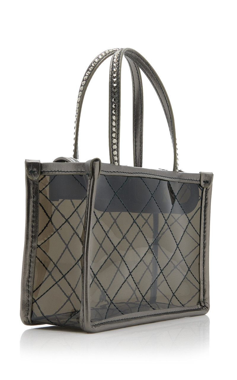 Betty PVC Top Handle Bag brown 3